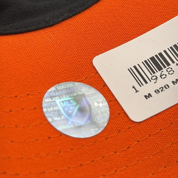 NWT Houston Dynamo
Team 9TWENTY Adjustable NEW ERA Black Orange Cap Hat OSFM - Picture 10 of 13